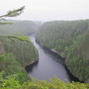 following the champlain route north bay to ottawa, A breathtaking view of Barron Canyon