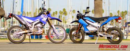 dual sport shootout electric vs gasoline motorcycle com, If you had to make a choice which one would you want
