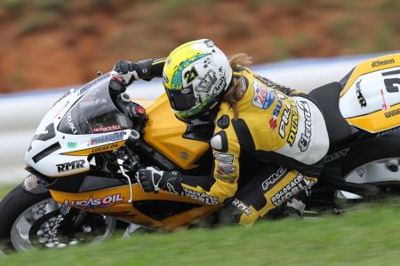 top 10 ups and downs of 2010, Just sixteen years old Elena Myers scored the first win for a woman as an AMA professional road racer during the 2010 season of AMA Pro Road Racing