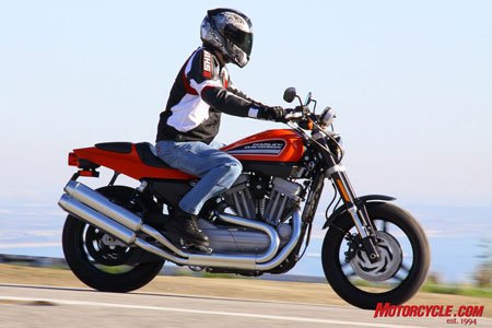manufacturer ducati monster 1100 vs harleydavidson xr1200 review 87928, A relaxed open and upright rider triangle on the XR means longer days in the saddle are possible