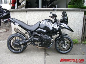 bmw motorrad days, BMW s most popular model is its Boxer powered GS line This custom is dubbed Rennkuh Race Cow a variation on the dubious moniker give to older Boxer chassis that were termed Gummikuh Rubber Cow