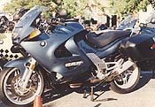 first impression 1998 bmw k1200rs motorcycle com, The blue metallic model was very appealing