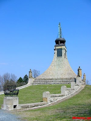go east part 2, This memorial at Austerlitz commemorates the bloody battle between Russian and Austrian armies and Napoleon s invading forces Nearly 30 000 lost their lives in the conflict