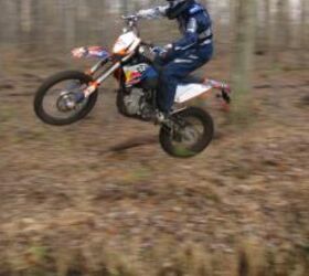 2010 ktm 530 exc review motorcycle com, Wide fast trails are where the 530 really shines