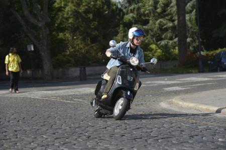 2013 vespa lx and s 125 150 3v review motorcycle com, Stability on uneven roads was impressive for such a lightweight machine