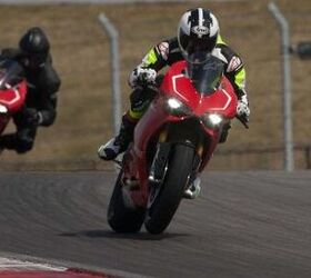 2013 ducati 1199 panigale r review video motorcycle com, Here s the exit of Turn 11 Keep it pinned until you see 180 mph