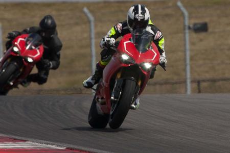 2013 ducati 1199 panigale r review video motorcycle com, Here s the exit of Turn 11 Keep it pinned until you see 180 mph