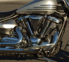 motorcycle com, The aluminum frame is solid enough to not use rubber mounting for the engine
