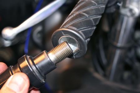 convertibars adjustable handlebar review, Due to the unconventional way in which the stock YZF bar ends bolt directly into the stock clip ons Convertibars provided Vibration Killers bar end replacements normally a 43 option for free
