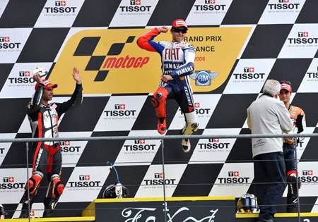 motogp 2010 le mans preview, Jorge Lorenzo was victorious last year at Le Mans in a flag to flag wet race