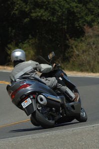 2007 suzuki burgman 400 introduction report motorcycle com, That scraping sound reminds us of how we scraped the bottom of the barrel when we hired Gabe