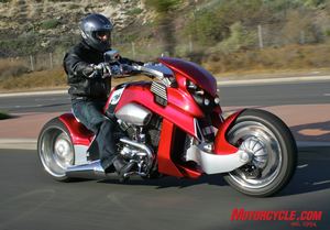 2008 travertson v rex review motorcycle com, Take a look Is it any wonder the V REX attracts more attention than a Britney Spears panty shot