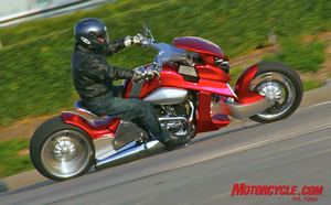 2008 travertson v rex review motorcycle com, The V REX s greatest dynamic limitation is its dearth of ground clearance when cornering