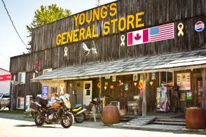 weekend bucket list explorer s edge temiskaming loop and algoma country, Stocking up on snacks and treasures at Young s General Store in Wawa