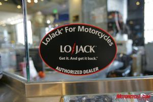 lojack stolen vehicle recovery system, Economy is down your bike can bring a pretty penny on the black market Get it back if it gets stolen with a LoJack Recovery System look for this sticker in your local dealership