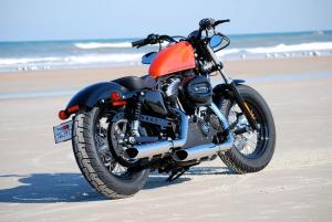 2010 harley davidson sportster forty eight review motorcycle com, Like the Sportster Nightster and other members of the Dark Custom family the Forty Eight keeps to minimalist styling One such element is the integrated brake tail indicator light