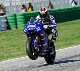 motogp 2012 aragon preview, Jorge Lorenzo is in control with a 38 point lead over Dani Pedrosa Lorenzo and teammate Ben Spies will once again race in Yamaha s Race Blu livery