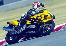 first ride 1999 honda cbr600f4 motorcycle com, Still kids don t try this at home We re trained professionals