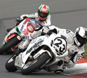 ama superbike 2009 mid ohio results, Aaron Yates recorded his third straight podium position with a runner up finish in Race One
