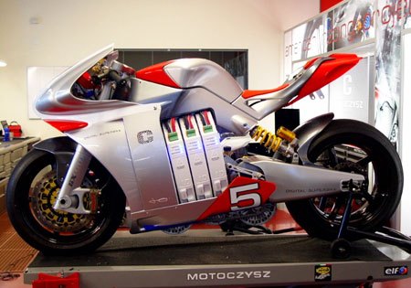 motoczysz to race 2010 tt zero, The MotoCzysz E1pc gets an updated electric motor controller system for 2010