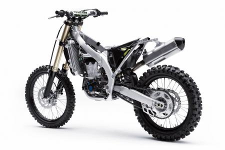 2012 kawasaki kx450f and kx250f preview motorcycle com, The new frame is narrower across the top of the engine