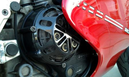bestem usa carbon fiber clutch cover review, Duke s old Duc gets a minor facelift with the addition of some 21st century composites from Bestem USA