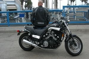 2004 yamaha v max motorcycle com, Tough guys always turn their back to the camera we re not sure why EBass is facing away