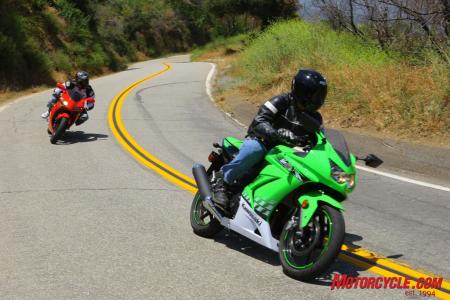 2010 bennche megelli 250r vs kawasaki ninja 250r motorcycle com, Look out Team Green Here comes some competition
