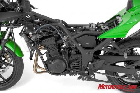 2010 bennche megelli 250r vs kawasaki ninja 250r motorcycle com, The Ninja is a solidly engineered bike 2008 model shown