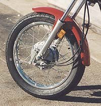 motorcycle com, A front drum brake Come on guys At least try to make it interesting