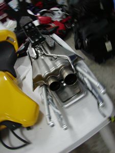 ducati 749 small but whirry motorcycle com, Here s an example of modular design The whole subframe muffler is one chunk