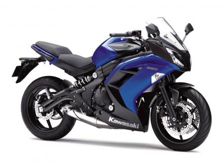 2013 kawasaki early release models motorcycle com, The amiable Ninja 650 can now be had with antilock brakes Also new is this blue color option as seen on the 2012 ZX 14R