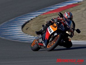 2008 honda cbr1000rr review motorcycle com, The previous generation CBR1000RR like this special edition Repsol liveried version sold quite well for Honda Probably didn t hurt that it won MO s literbike shootout