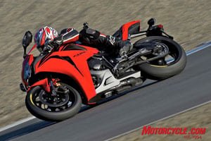 2008 honda cbr1000rr review motorcycle com, The 2008 CBR1000RR is one of the greatest literbikes ever and it will be gunning for top spot in our annual literbike shootout