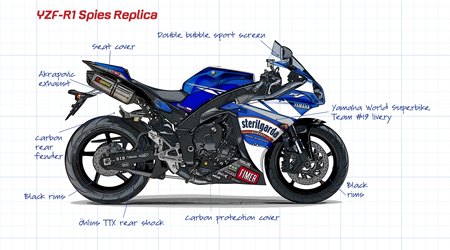 yamaha championship race replica contest, The Ben Spies replica R1 Click for a larger version of the image