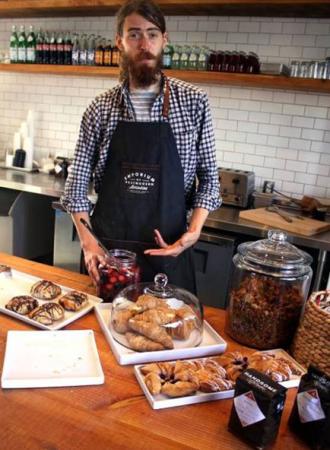 inside deus ex machina, Deus has its own in store gourmet bakery and coffee shop