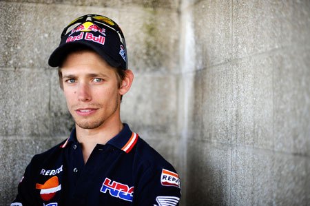 2011 motogp misano preview, The only thing that could derail Casey Stoner s 2011 title chase is lactose intolerance There s no dairy in a Red Bull right Photo by GEPA Pictures