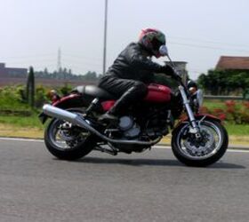 ducati gt1000 sport classic road test motorcycle com, Yossef getting his groove on in Suburban Milan
