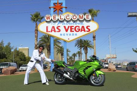 2012 kawasaki zx 14r review video motorcycle com, The King of Rock n Roll Meets the King of the drag strip