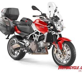2008 aprilia 850 mana u s introduction motorcycle com, Ready for distance riding and lazy shifting