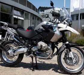 bmw plant builds 2 millionth motorcycle, This one off BMW R1200GS was the 2 millionth motorcycle produced at BMW s Berlin Spandau plant
