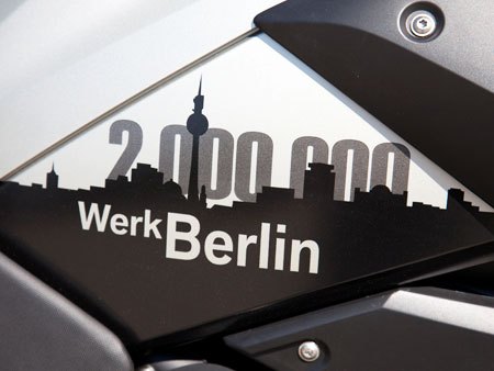 bmw plant builds 2 millionth motorcycle, The milestone bike will be raffled as part of the city of Berlin s marketing campaign