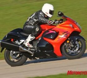 2008 suzuki hayabusa first ride motorcycle com, Does the new Hayabusa have what it takes to handle the newly upgraded Kawasaki ZX 14 We can t wait to find out