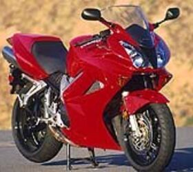 first ride 2002 honda vfr interceptor motorcycle com, The Year 2002 Interceptor cuts a much sharper profile than its predecessor Thankfully changes are not just cosmetic