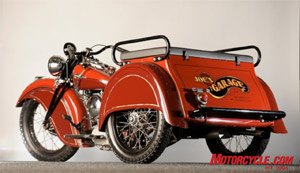 historic vintage bike auction preview, The Indian Dispatch Tow was spotlighted in automotive journals often in company with luxurious Pierce Arrow cars and thereby adding to its luster