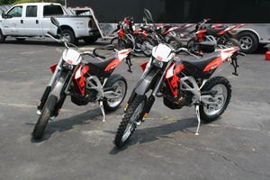 aprilia sxv and rxv new model introduction motorcycle com, But officer they LOOK street legal