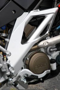 aprilia sxv and rxv new model introduction motorcycle com, We re all out of well hung jokes but this motor is well hung