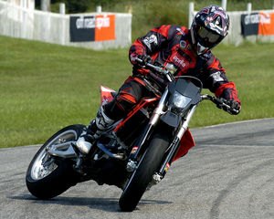 aprilia sxv and rxv new model introduction motorcycle com, This is how you ride a Supermoto when you do it for a living
