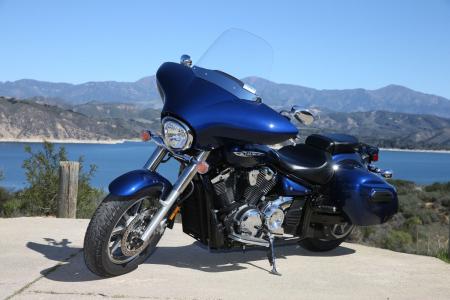 2013 star v star 1300 deluxe review motorcycle com, The new V Star bagger features dimensions and amenities comparable to much heavier and more expensive semi dressed tourers
