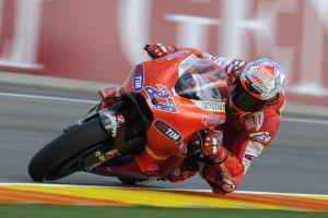 motogp 2010 valencia results, Casey Stoner ended his tenure with Ducati with another podium finish